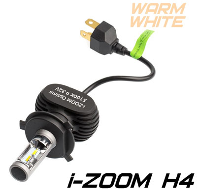 Светодиодные лампы Optima LED i-ZOOM H4 Warm White