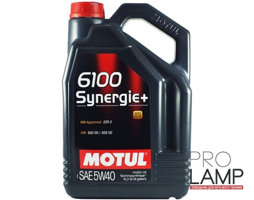 MOTUL 6100 Synergie+ 5W-40 - 4 л.