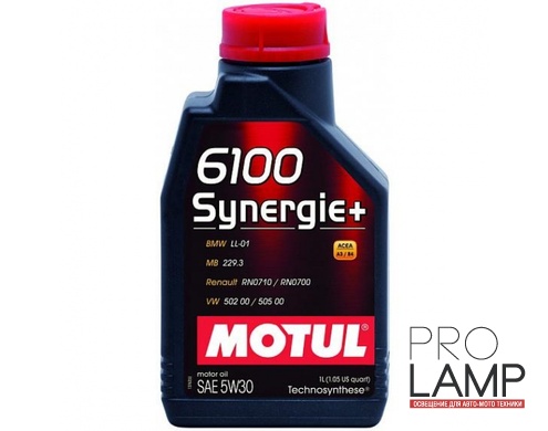 MOTUL 6100 Synergie+ 5W-30 - 1 л.