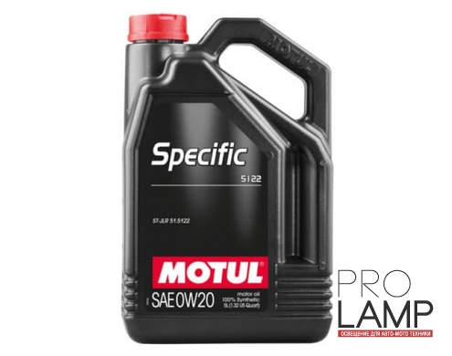 MOTUL Specific 5122 0W-20 - 5 л.