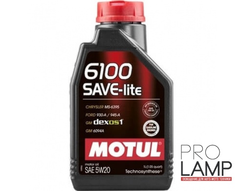 MOTUL 6100 Save-lite 5W-20 - 1 л.