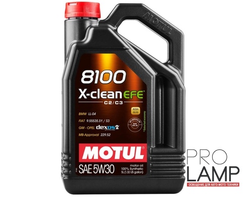 MOTUL 8100 X-clean EFE 5W30 - 5 л.