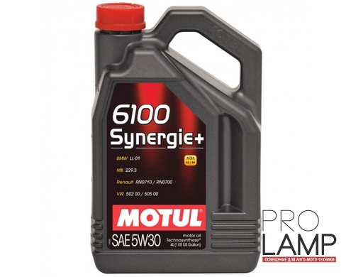 MOTUL 6100 Syn-nergy 5W-30 - 4 л.