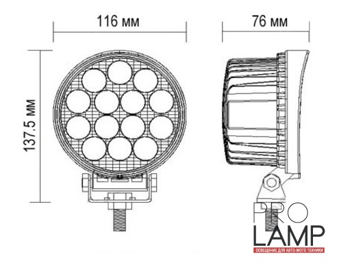 Светодиодная фара PRL-710-42