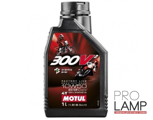 MOTUL 300V2 4T FACTORY LINE 10W-50 - 1 л.