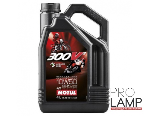 MOTUL 300V? 4T FACTORY LINE 10W-50 - 4 л.