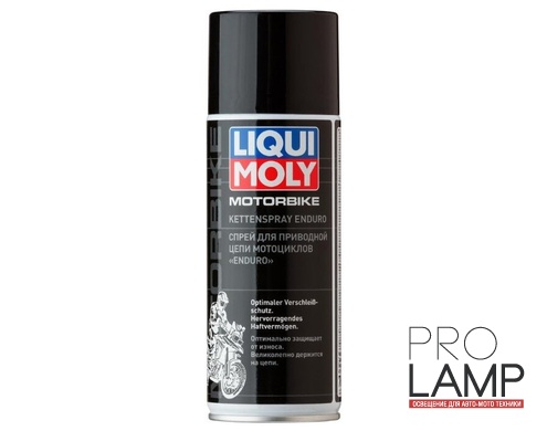 LIQUI MOLY Motorrad Kettenspray Enduro — Спрей для приводной цепи мотоциклов 0.4 л.